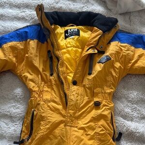 Kids Yellow & Blue Insulated Jacket